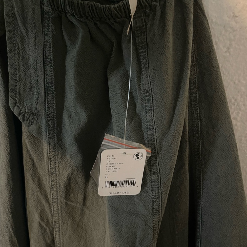 Free People Women's Olive Green Jumpsuit - Picture 10 of 13